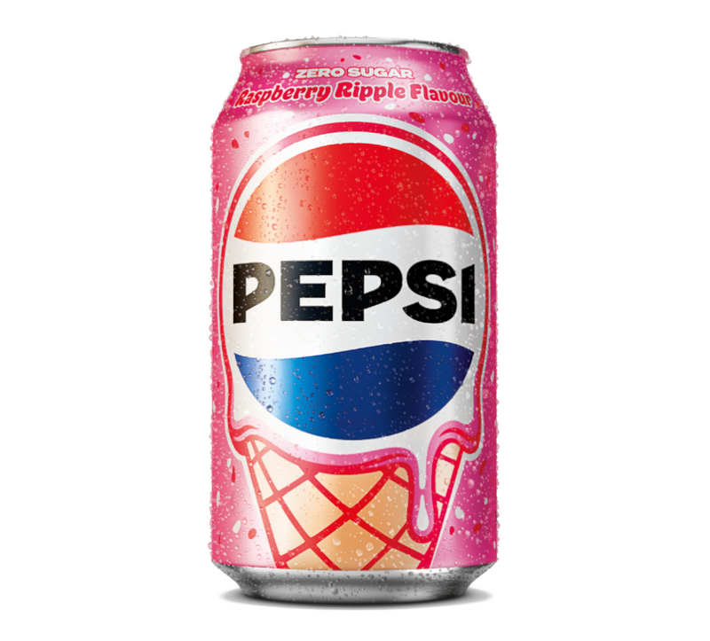 Pepsi Zero Sugar Raspberry Ripple 330ml