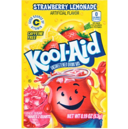 Kool Aid Unsweetened Strawberry Lemonade 5g