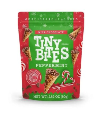 Tiny Bites Waffle Cones Peppermint 80g