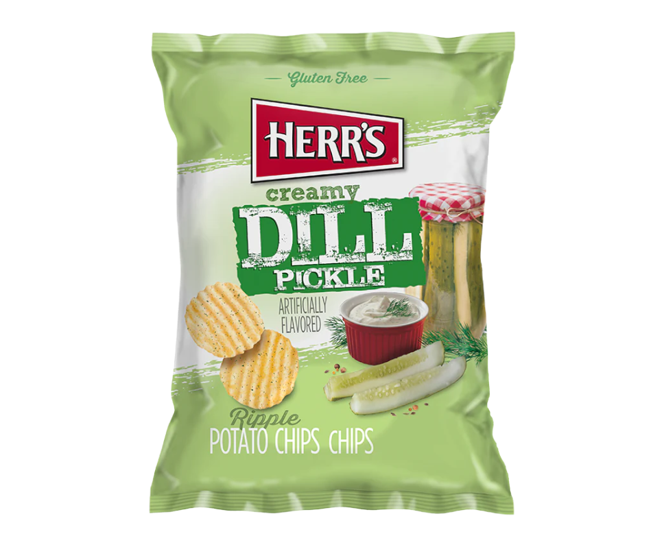 Herr's Creamy Dill Potato Chips 42.5g