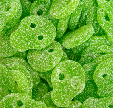 Fizzy Apple Skulls