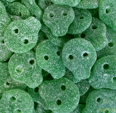 Fizzy Lime Skulls