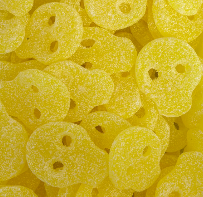 Fizzy Pineapple Skulls