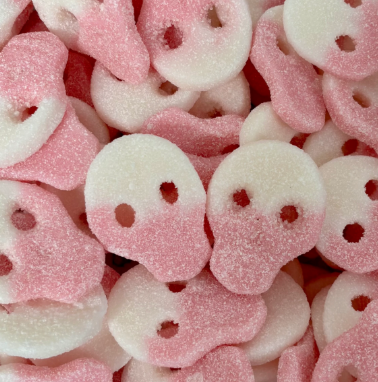 Fizzy Dragonfruit Skulls