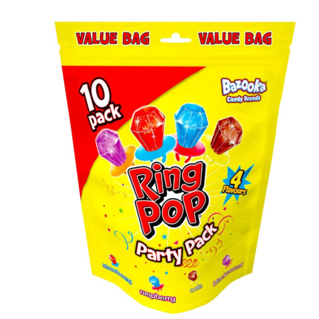 Bazooka Ring Pop Party Pack