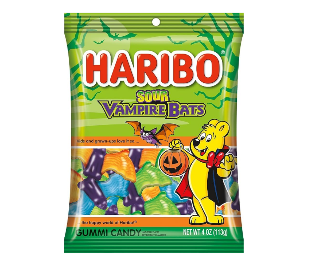 Haribo Halloween Sour Vampire Bats 113g