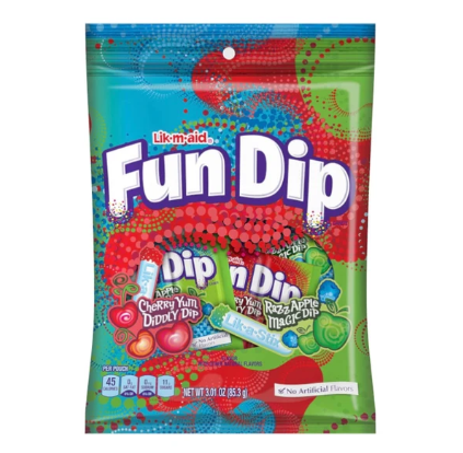 Lik-M-Aid Fun Dip Peg Bag 58g