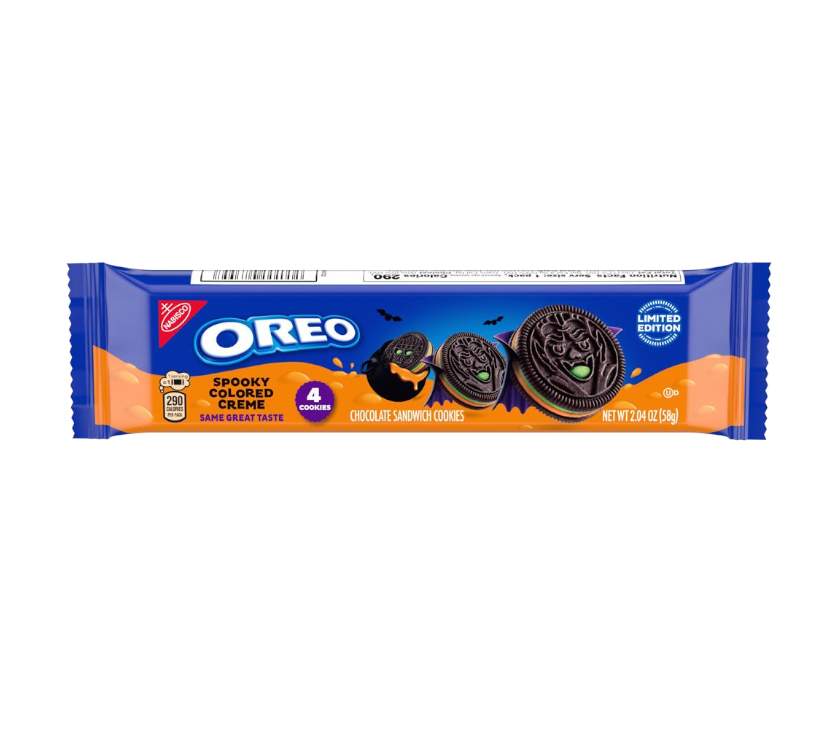 Oreo Halloween Spooky Coloured Creme 58g