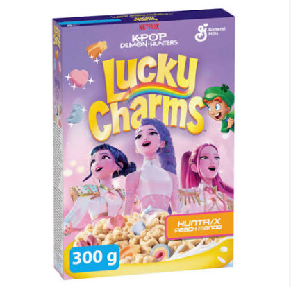 Lucky Charms K Pop Demon Hunters Cereal 300g