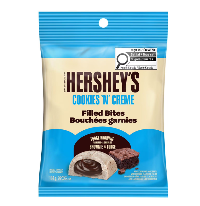 Hershey's Cookies N Creme Fudge Brownie 104g