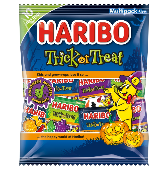 Haribo Trick or Treat Halloween Sweets Multipack 160g