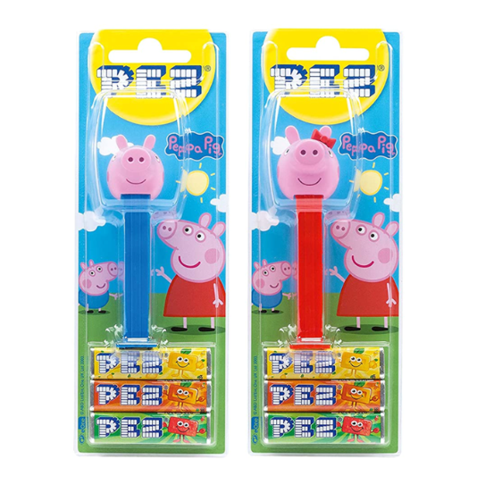 PEZ Peppa Pig Candy & Dispenser Blister Pack 24g