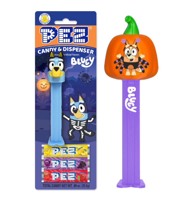 PEZ Halloween Bluey Blister Pack 24g