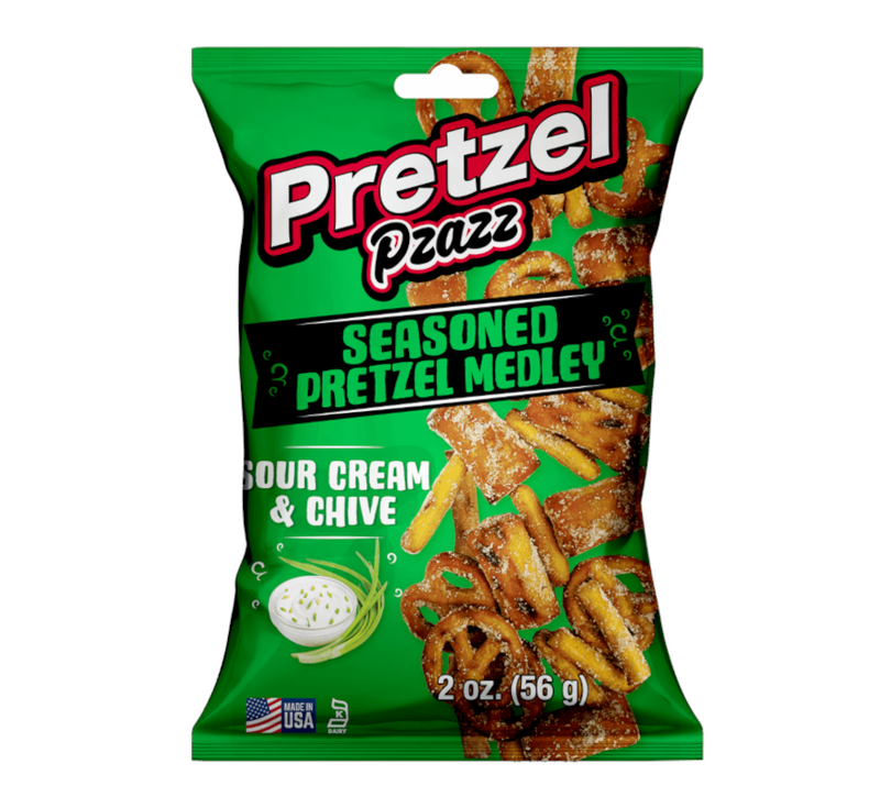 Pretzel Pzazz Sour Cream & Chive 57g