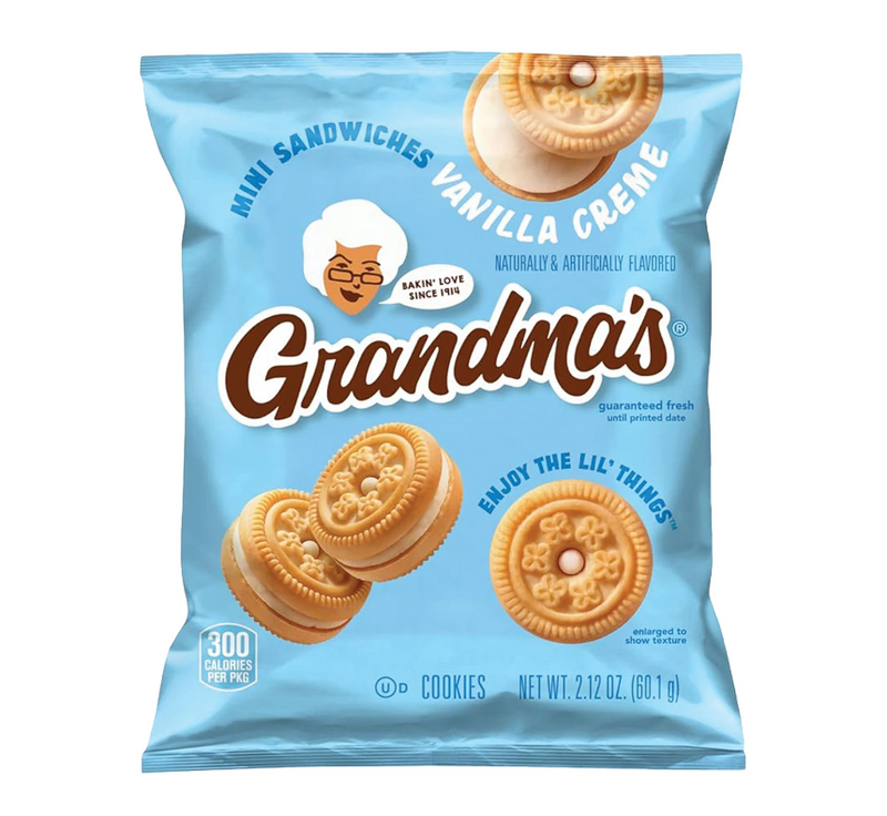 Grandma's Vanilla Mini Sandwich Cremes 60g
