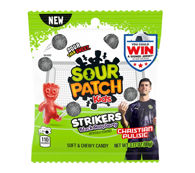 Sour Patch Kids Limited Edition Strikers Black Raspberry 90g