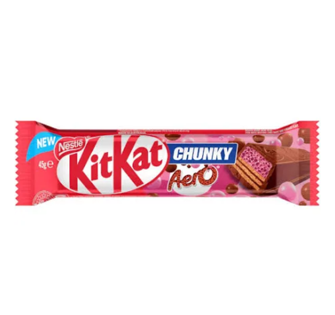 Kit Kat Chunky Aero Strawberry 45g