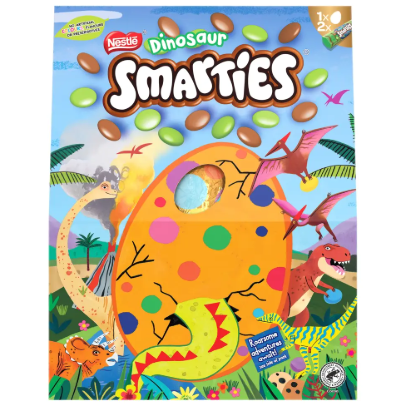Smarties Dinosaur Giant Easter Egg 226g - BEST BEFORE 31ST JULY 2026