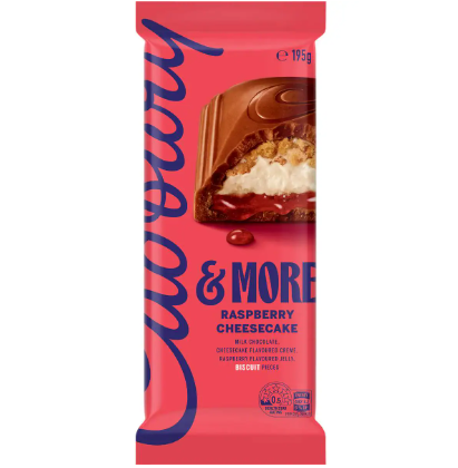 Cadbury & More Raspberry Cheesecake 195g