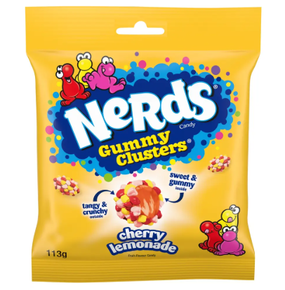 Nerds Gummy Clusters Cherry Lemonade 85g