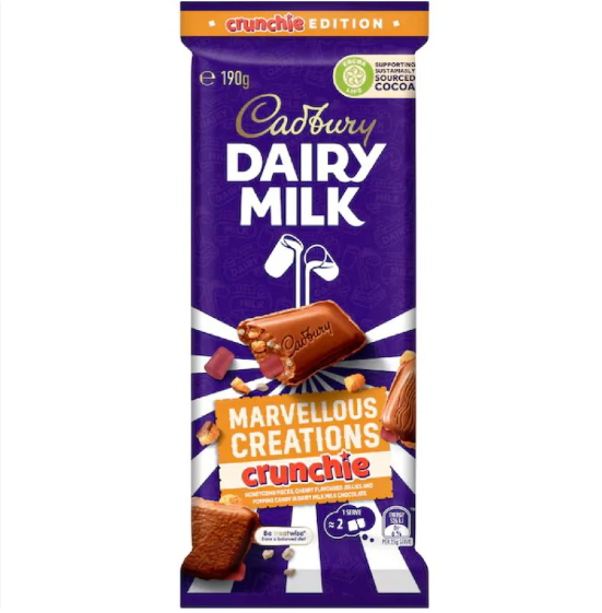 Cadbury Dairy Milk Marvellous Creations Crunchie 190g
