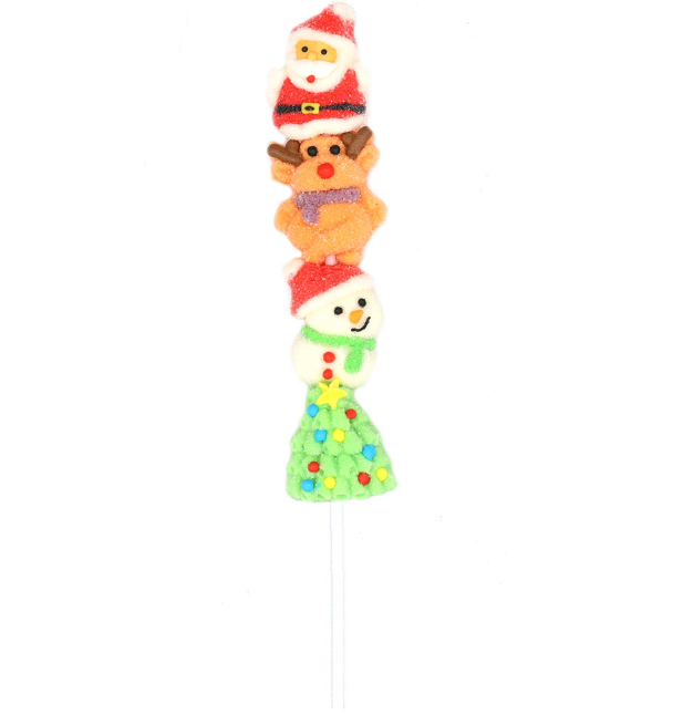 Candy Realms Christmas Mallow Skewer 45g