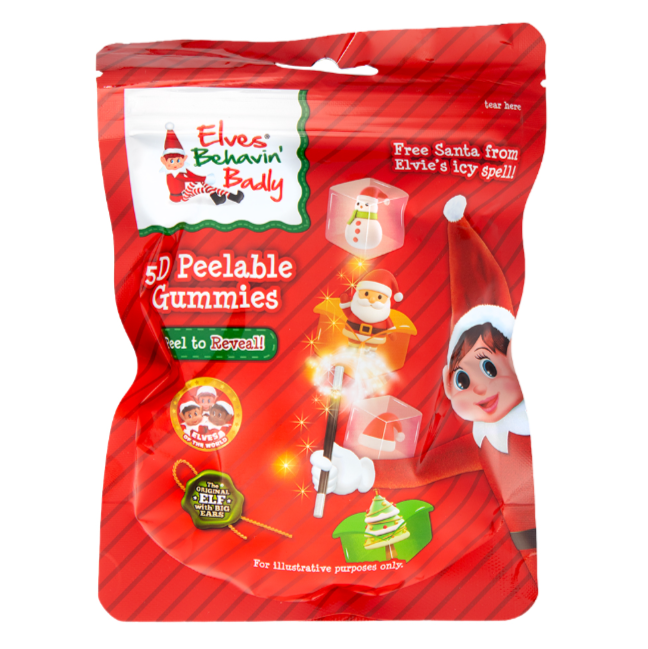 Elves Behavin' Badly 5D Peelable Gummies Pouch 60g