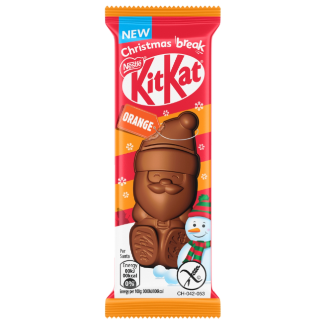 Kit Kat Santa Orange Chocolate Filled Figure 29g