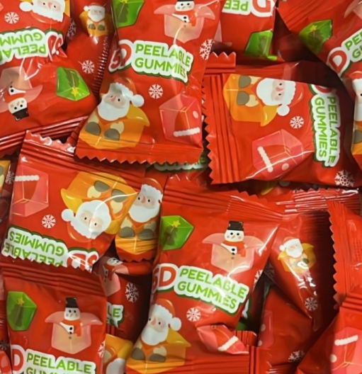 5D Christmas Peelable Gummies