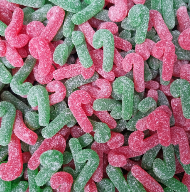 Fizzy Candy Canes
