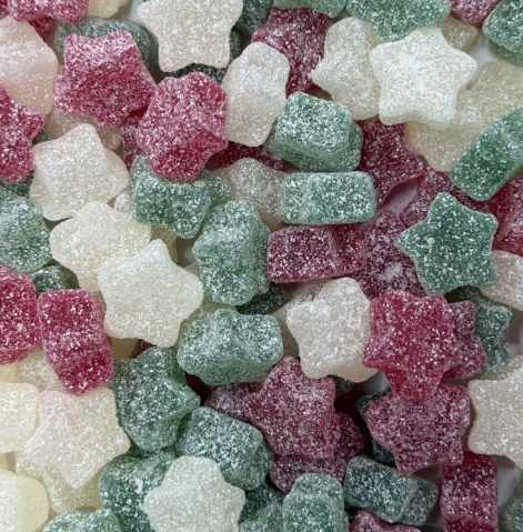 Fizzy Christmas Stars