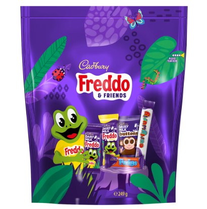 Cadbury Dairy Milk Freddo & Friends Pouch 249g