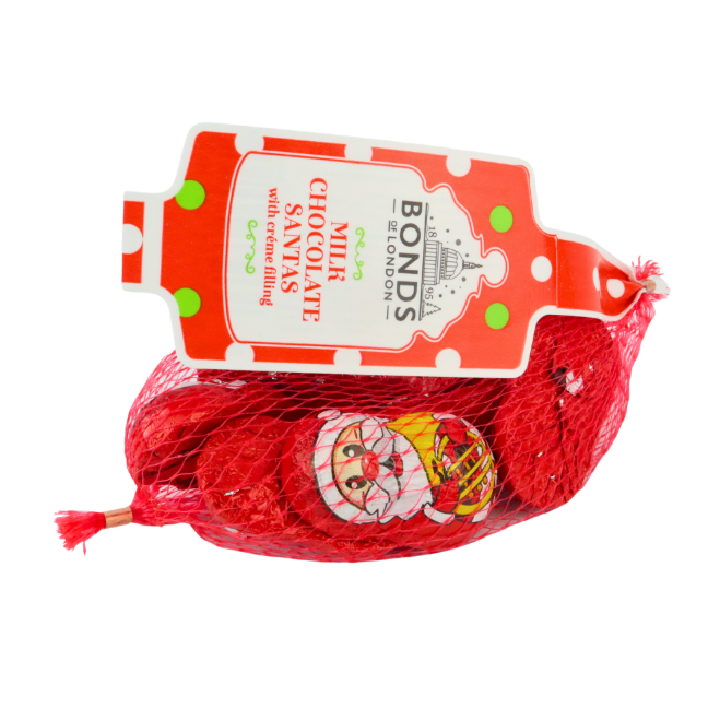 Bonds Milk Chocolate Santas Net 80g
