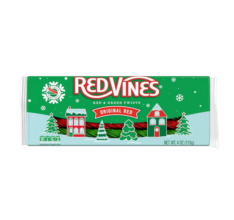 Red Vines Original Christmas Red & Green Twists 113g
