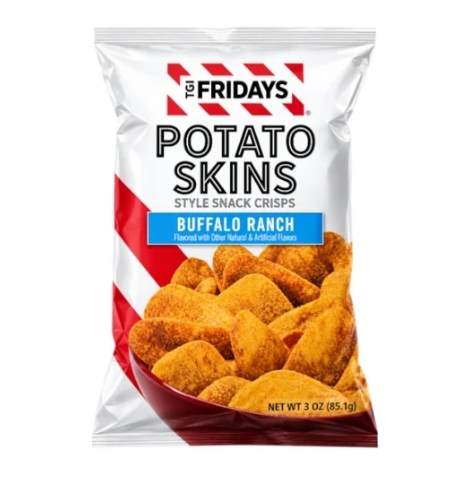TGI Fridays Buffalo Ranch Potato Skins Style Crisps 85.1g