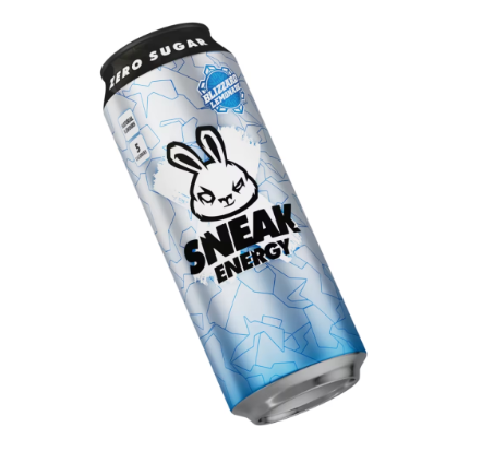 Sneak Energy Blizzard Lemonade Can 500ml