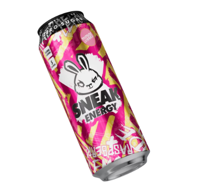 Sneak Energy Raspberry Lemonade Can 500ml