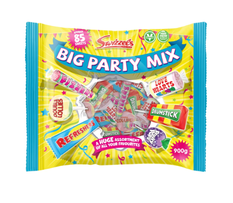 Swizzels Big Party Mix Sweet Bag 900g