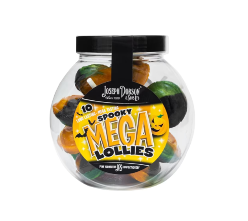 Dobson's Spooky Halloween Mega Lollies Jar 225g