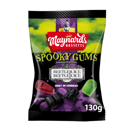 Maynards Bassetts Limited Edition Surprise Flavours Spooky Gums Bag 130g