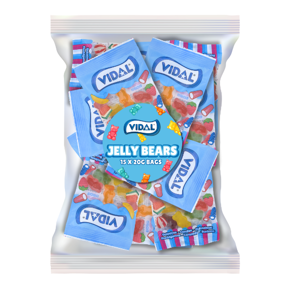 Vidal Jelly Bears 15x20g Bags