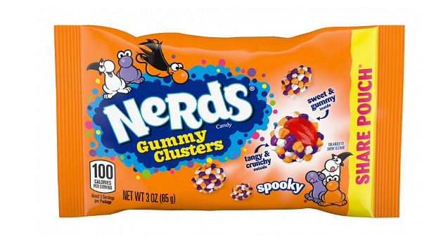 Nerds Gummy Clusters Spooky Halloween Candy 85g