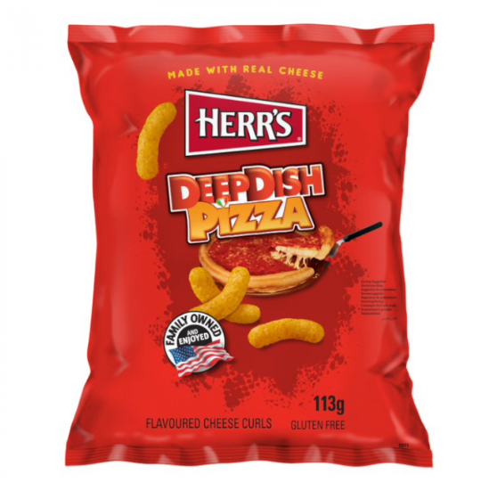 Herr's Deep Dish Pizza Cheese Curls 113g