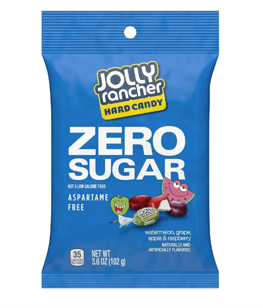 Jolly Rancher Zero Sugar Hard Candy 102g