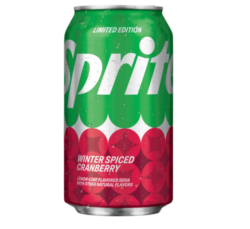 Sprite Winter Spiced Cranberry 355ml