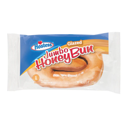 Hostess Glazed Jumbo Honey Bun 113g