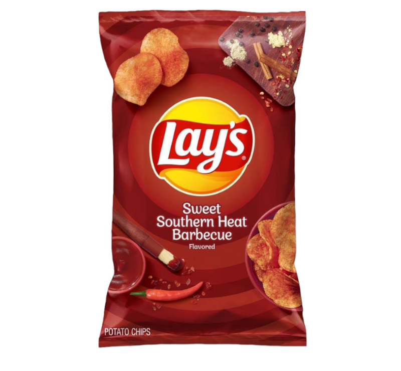 Lay's Sweet Southern Heat Barbecue Potato Chips 184g