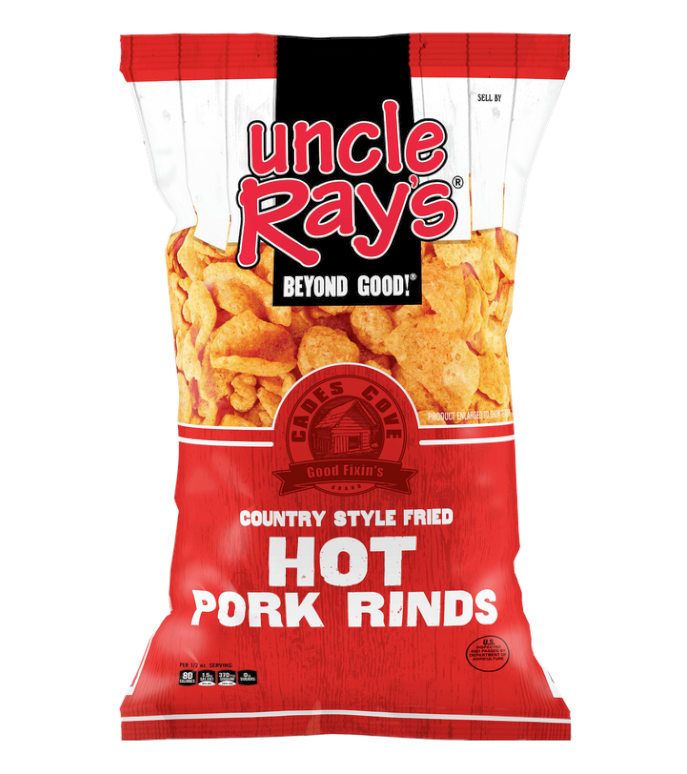 Uncle Ray's Hot Pork Rinds 57g