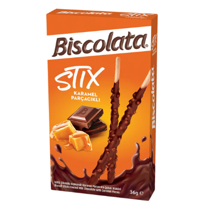 Biscolata Caramel Stix 36g