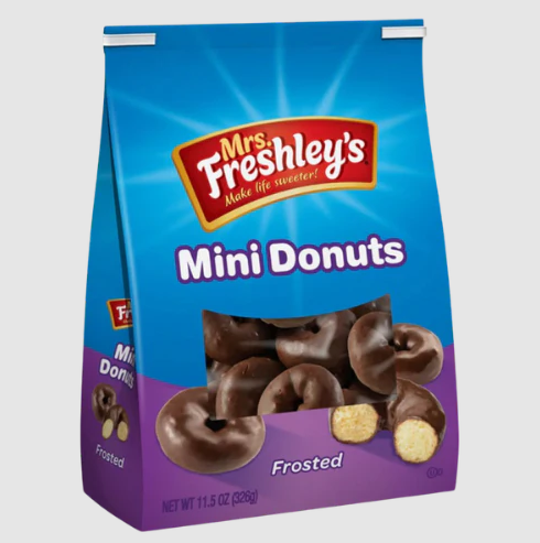 Mrs Freshley Chocolate Mini Donut 326g